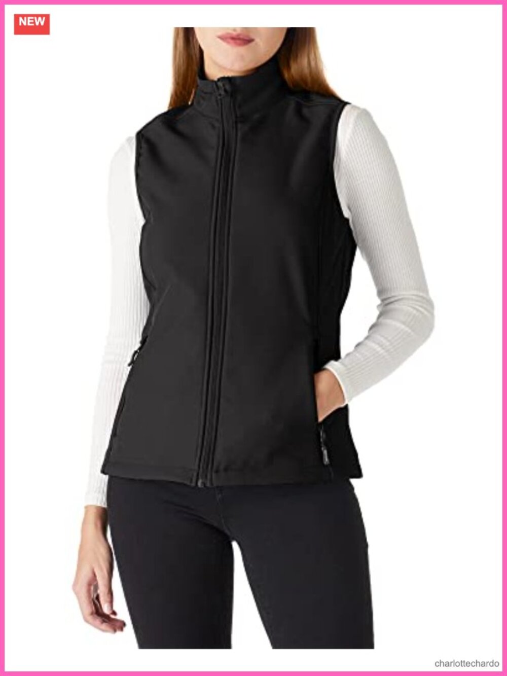 Outdoor Ventures Women's Lightweight Fleece Lined Zip Up Vest